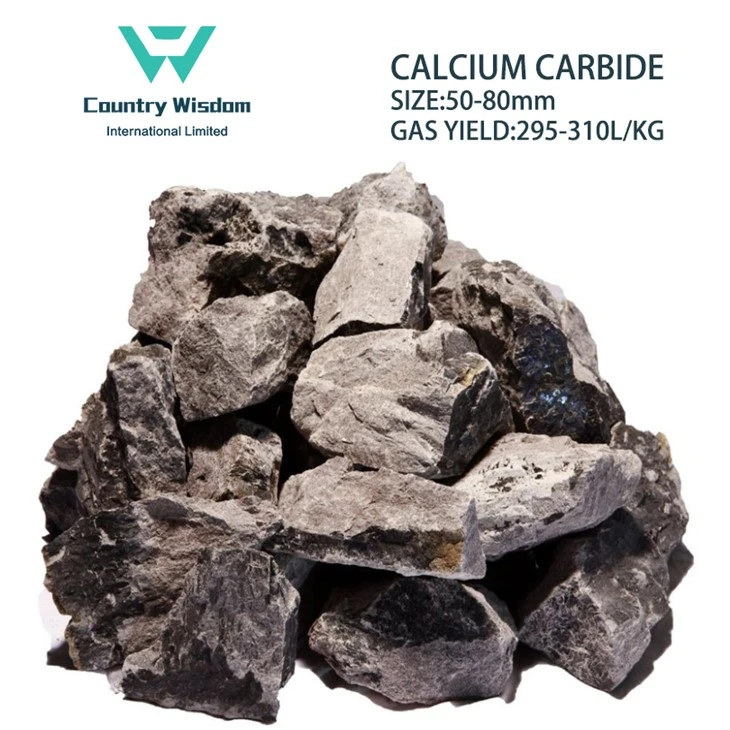 Cac2 Carbide Calcium With 295kg Drum 50-80mm
